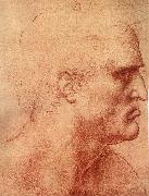 LEONARDO da Vinci Study fur the communion oil on canvas